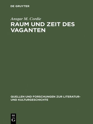 cover image of Raum und Zeit des Vaganten